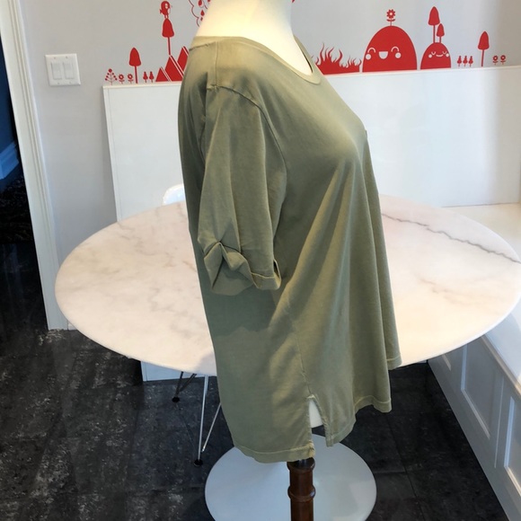 NWOT J. Crew cotton rolled S/S tee. M - Picture 2 of 6